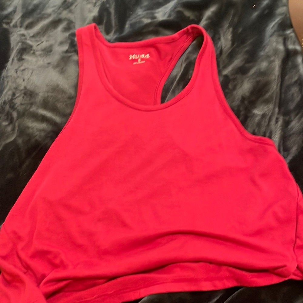 Red crop top from mudd